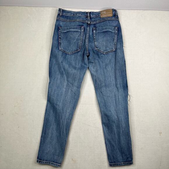 One by One teaspoon Distressed Awsome Baggies Low Waist Mid Rise Relaxed Leg 25 - Picture 2 of 9